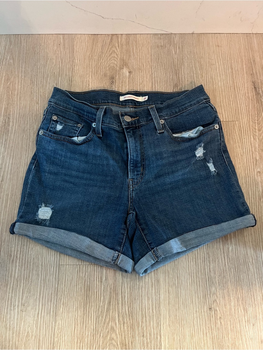 Levi’s Denim Rolled-Hem Women's Shorts